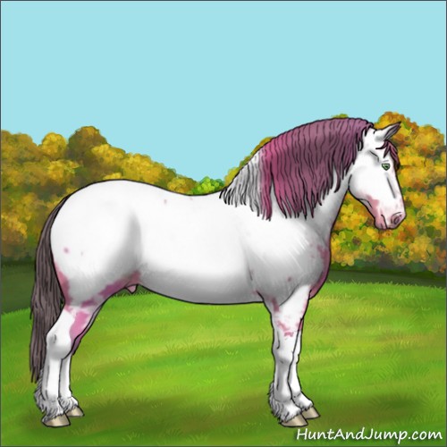 Horse Color:Watercolor Amber Champagne Ice Tobiano Near Fewspot 