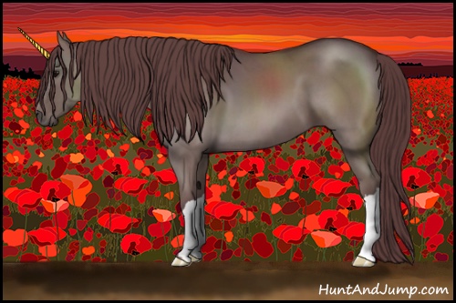 Horse Color:Chocolate Grullo