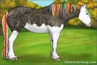 Horse Color:Painted Red Dun Ice Splash 