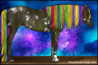 Horse Color:Painted White Spotted Midnight Liver Chestnut Pearl Rabicano 