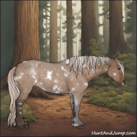 Horse Color:White Spotted Silver Brown Dun 