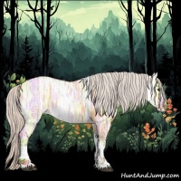 Horse Color:Silver Bay Ice Dun Tobiano Varnish Rabicano 
