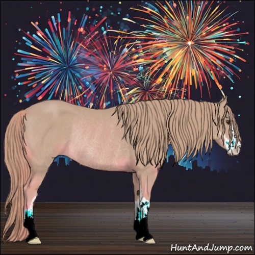 Horse Color:Watercolor Chestnut Sabino Rabicano 