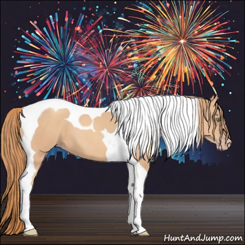 Horse Color:Gold Champagne Tobiano