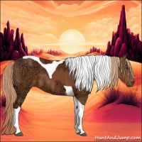 Horse Color:Chestnut Ice Tobiano 