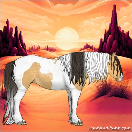 Horse Color:Buckskin Dun Tobiano