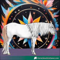 Horse Color:Bay Tobiano Blanket