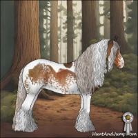 Horse Color:White Spotted Silver Buckskin Tobiano Rabicano