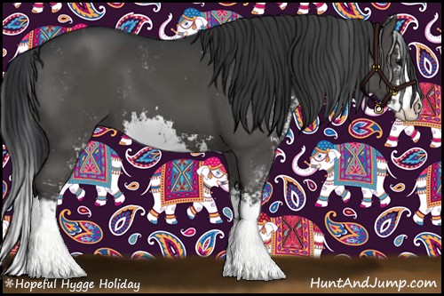 Horse Color:Black Sabino Splash