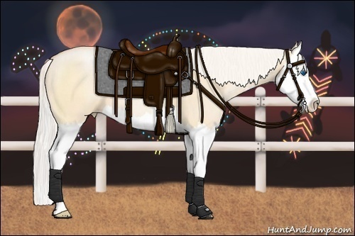 Horse Color:Silver Buckskin Pearl Dun Sabino Splash 