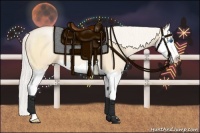 Horse Color:Silver Buckskin Pearl Dun Sabino Splash 