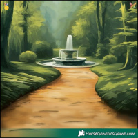 Horse Color:White Spotted Brown Rabicano 