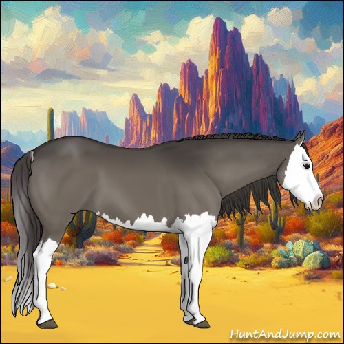 Horse Color:Smoky Grullo Splash 