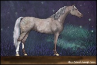 Horse Color:Painted Chocolate Silver Black Chinchilla Ice 