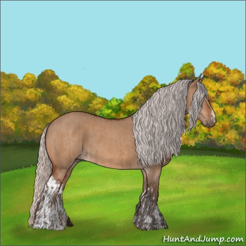 Horse Color:Silver Bay Dun and Silver Bay Dun