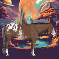 Horse Color:Bay Sabino Appaloosa 