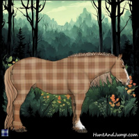 Horse Color:Plaid Chestnut Sabino