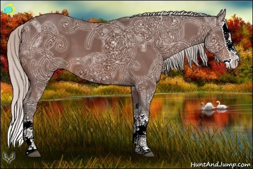 Horse Color:Silver Brown Ice Splash