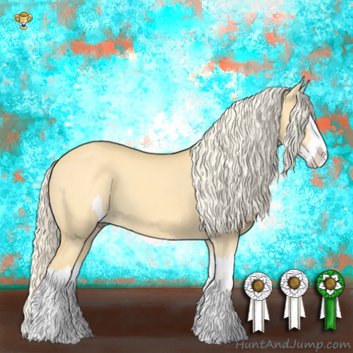 Horse Color:Palomino Dun Splash