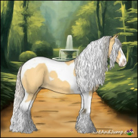 Horse Color:Silver Buckskin Dun Sabino Splash Tobiano 