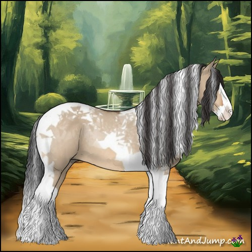 Horse Color:Bay Dun Splash Tobiano Rabicano 