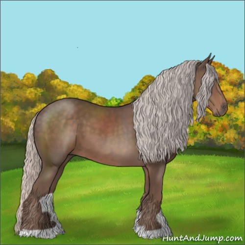 Horse Color:Silver Black 