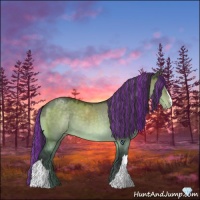 Horse Color:Platinum Painted Brown Dun Varnish 