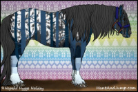 Horse Color:Black Appaloosa  and Black Appaloosa 