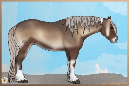 Horse Color:Silver Blue Onyx Tobiano Rabicano
