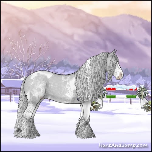 Horse Color:White Spotted Silver Smoky Grullo Chinchilla Tobiano 