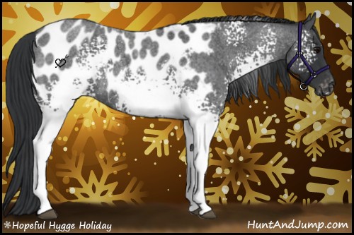 Horse Color:White Spotted Blue Roan Blanket
