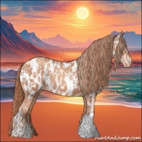 Horse Color:Gold Champagne Appaloosa  and Gold Champagne Appaloosa 