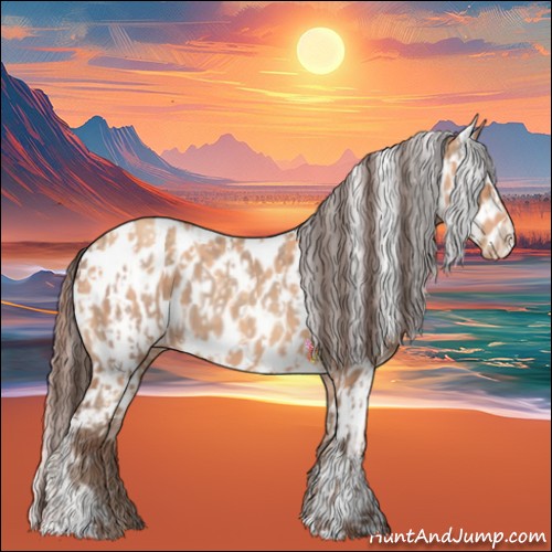 Horse Color:Amber Champagne Near Leopard  and Amber Champagne Near Leopard 