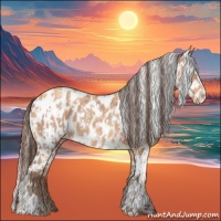 Horse Color:Amber Champagne Appaloosa  and Amber Champagne Appaloosa 