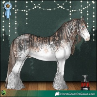 Horse Color:Brown Pearl Splash and White Spotted Liver Chestnut