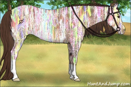 Horse Color:Liver Chestnut Ice Rabicano 