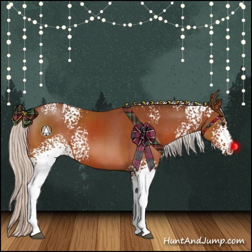 Horse Color:White Spotted Silver Brown 