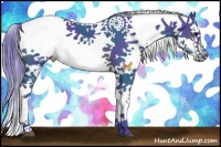 Horse Color:Watercolor Brown Splash 