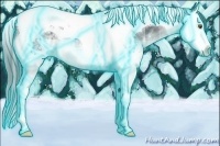 Horse Color:Thunderstruck Plaid  White Spotted Chocolate Brown Chinchilla Splash Tobiano Varnish 