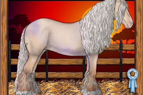 Horse Color:Silver Classic Champagne Dun