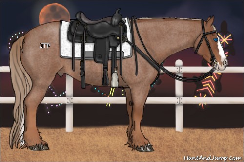 Horse Color:Red Roan Splash 