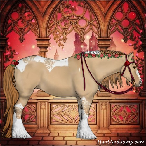 Horse Color:Red Dun Tobiano 