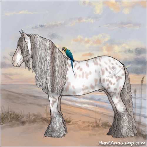 Horse Color:Platinum Brown Pearl Appaloosa 
