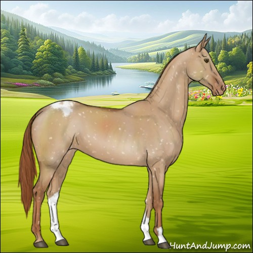 Horse Color:Red Dun Appaloosa 
