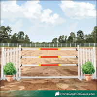 Horse Color:Void Chocolate Palomino Sabino Tobiano