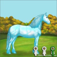 Horse Color:Thunderstruck Blue Onyx Sabino