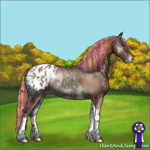 Horse Color:Painted Chocolate Silver Classic Champagne Ice Onyx Sabino Tobiano Appaloosa Rabicano 