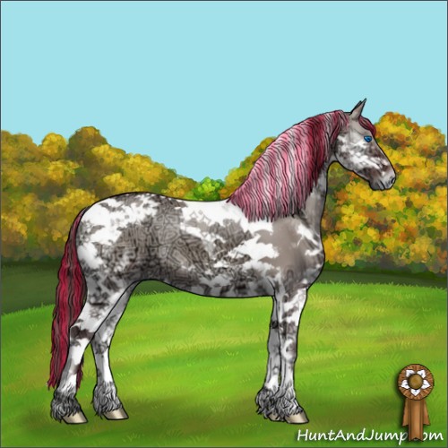 Horse Color:Painted Chocolate Grullo Ice Onyx Splash Tobiano 