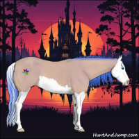 Horse Color:Watercolor Buckskin Splash 