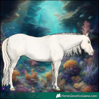 Horse Color:Palomino Roan Pearl Dun 